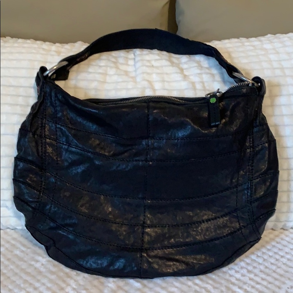 Lucky Brand Leather Patchwork Hobo Bag